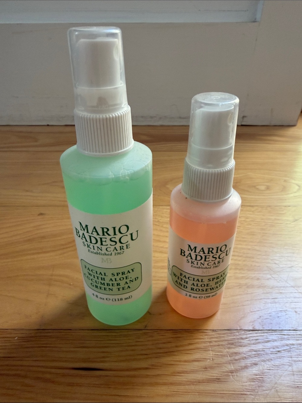 Mario Badescu Green & Pink Facial Spray Duo